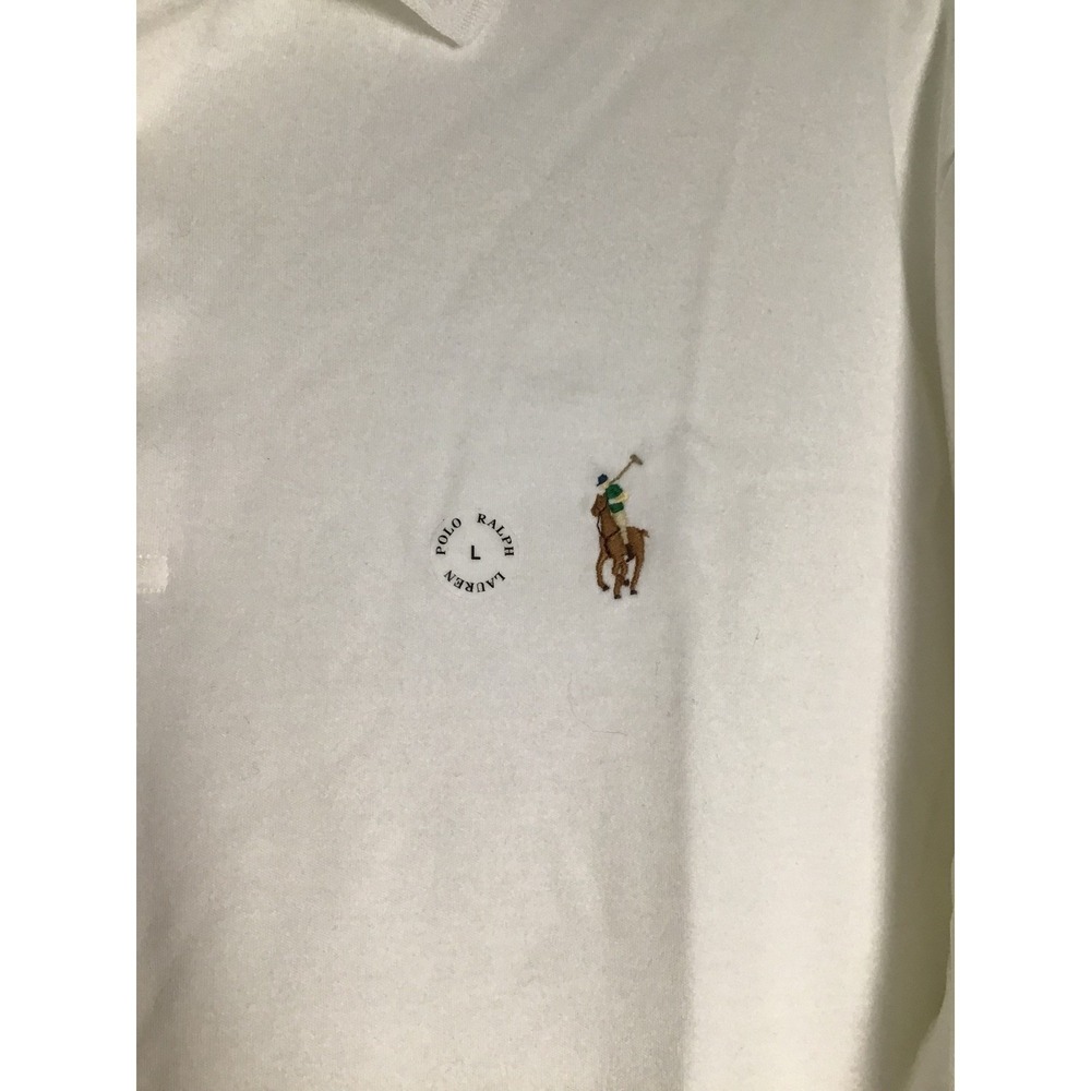Polo Ralph Lauren Men's‎ White Core Replen Classic Fit T-Shirt NWT Size L - Picture 3 of 5